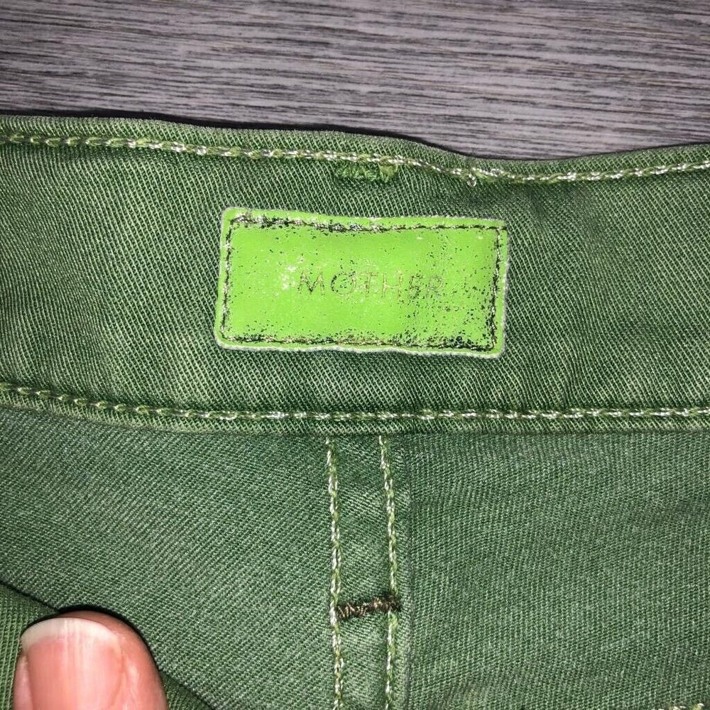 Mother Women’s Size 30 The Dropout Mid Rise Boyfriend Jean Pants In Poison Ivy